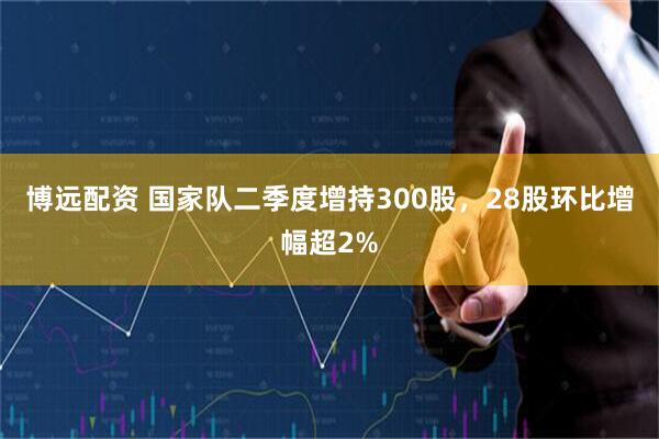 博远配资 国家队二季度增持300股，28股环比增幅超2%